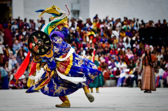 Experience the vibrant culture of Bhutan at Thimphu Tshechu!

Thimphu Tshechu is an annual festival that showcases Bhutanese culture and traditions through dance performances and religious rituals. This colorful and lively event is not to be missed.
.
.
.
.
.
.
#thimphutshechu #thimphu #bhutanbelieve #heavenlybhutan #heavenlybhutantravels #bhutan #holidaypackages #picturesoftheday #bhutantourism